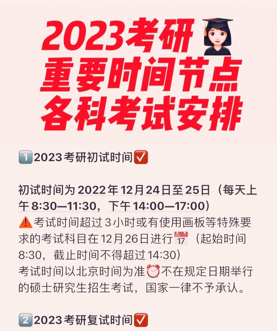 2022年考研时间是什么时候啊？