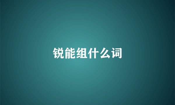 锐能组什么词