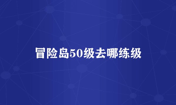 冒险岛50级去哪练级