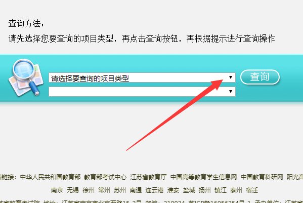 如何查询小高考成绩 在WWW.JSEEA.CN网址上面然后点击哪个？