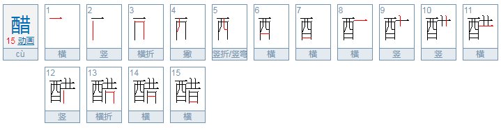 醋的读音