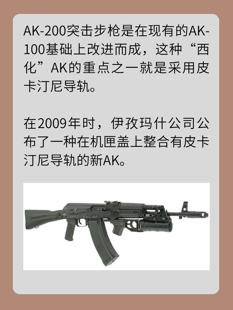 轻武器科普之AK200AK12