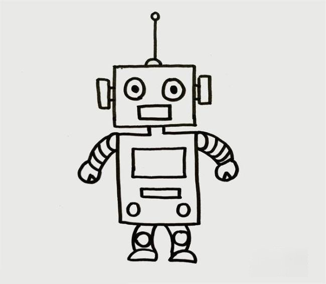 机器人该怎么画