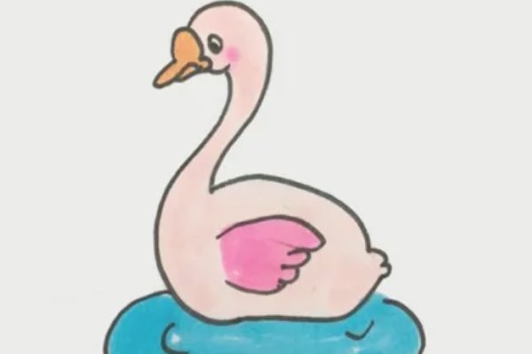鹅的画法简单又漂亮