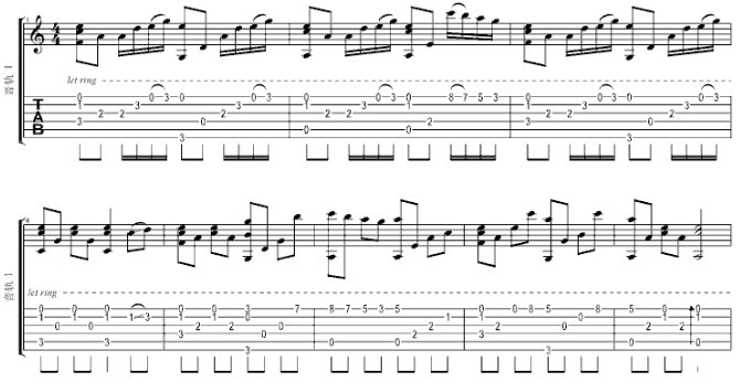 时间煮雨的吉他谱