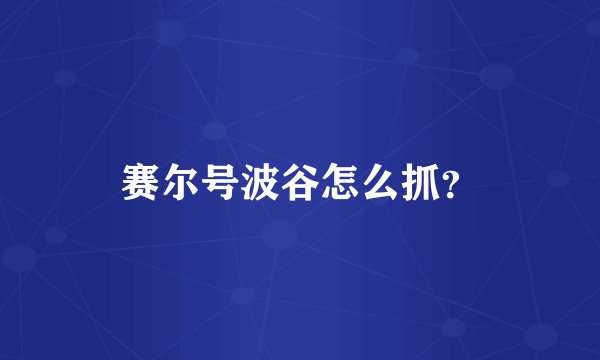 赛尔号波谷怎么抓？