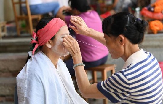 民间流行的绞面是