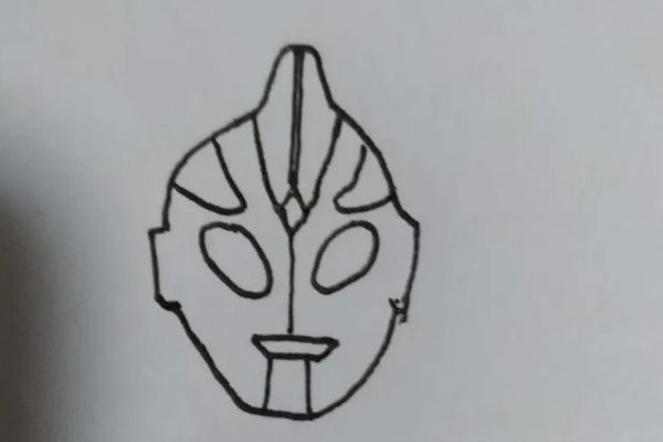 迪迦奥特曼简笔画步骤