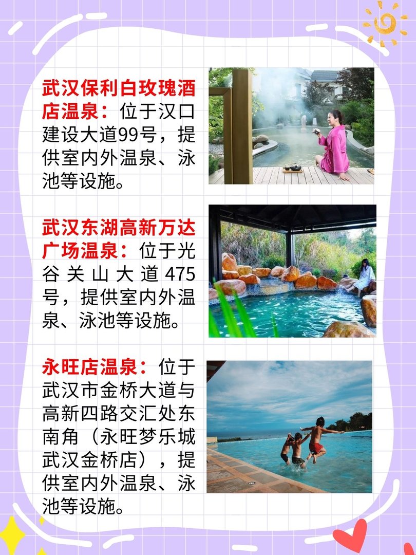 武汉泡温泉的地方有哪些