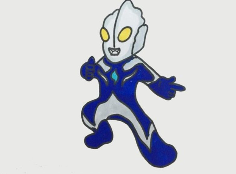 高斯奥特曼怎么画