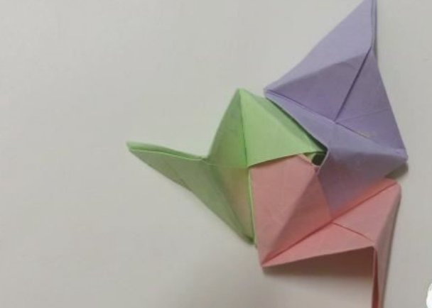 立体三角形折纸教程