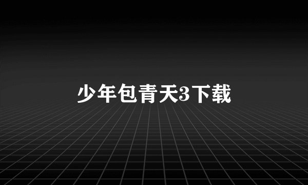 少年包青天3下载