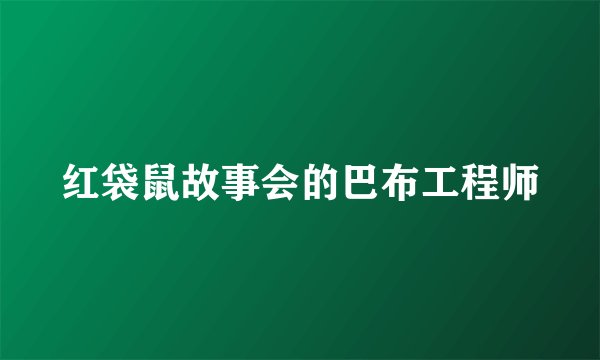 红袋鼠故事会的巴布工程师