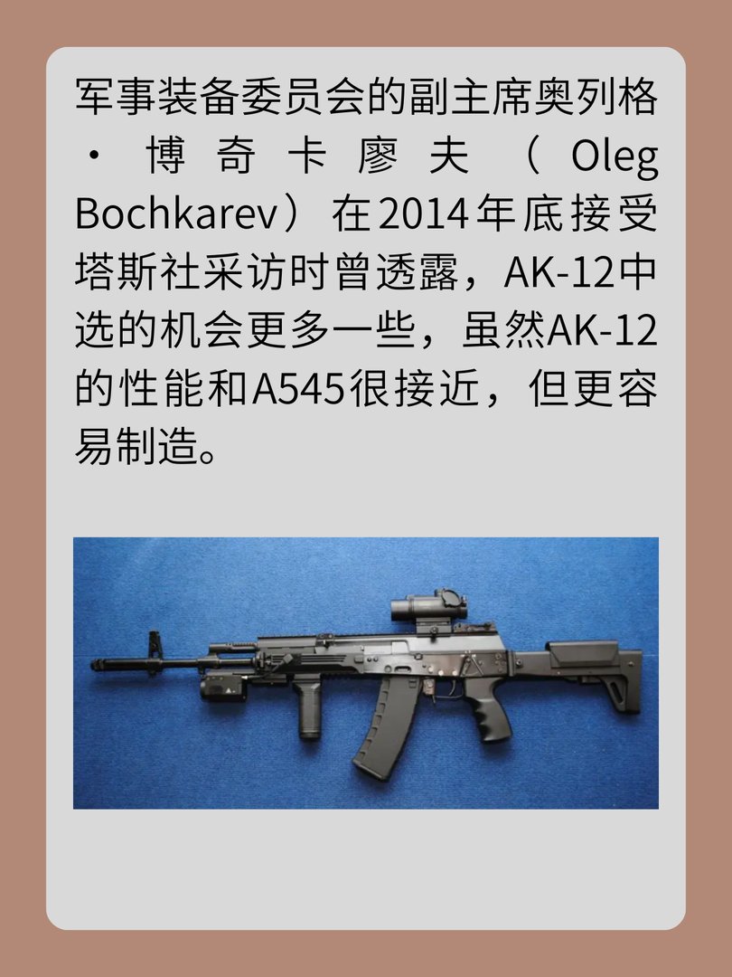 轻武器科普之AK200AK12