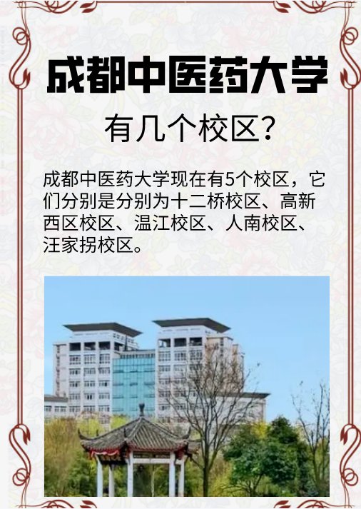 成都中医药大学在哪个校区？