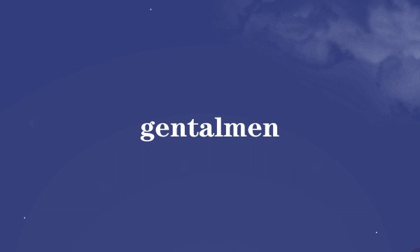 gentalmen