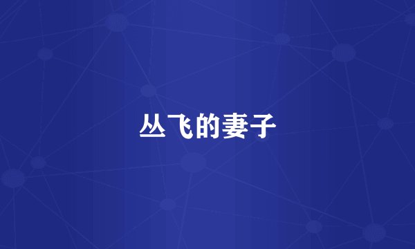 丛飞的妻子