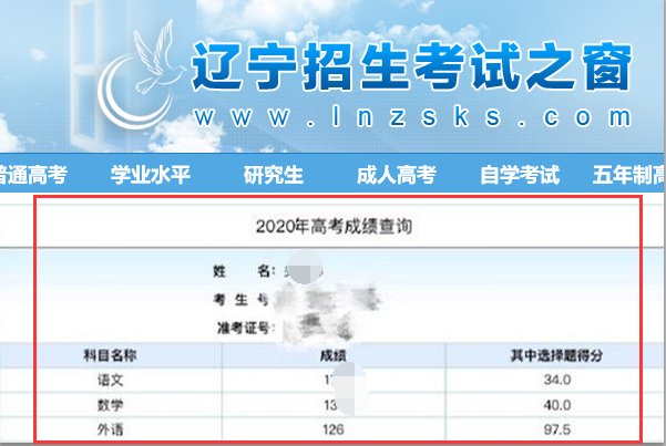 辽宁招生考试之窗怎么进入啊，查询成绩得网址是什么啊