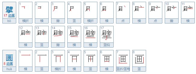擘画和擎画的区别是什么？