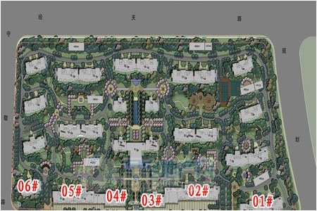 上海万科金色领域的整体规划