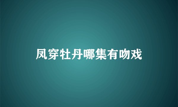 凤穿牡丹哪集有吻戏