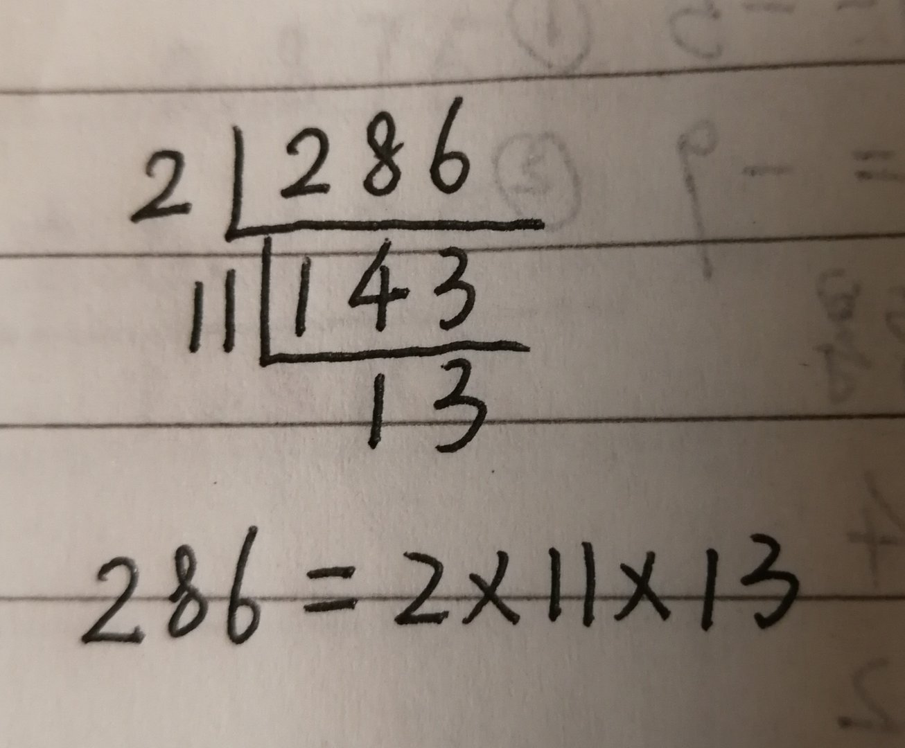 286分成质因数？