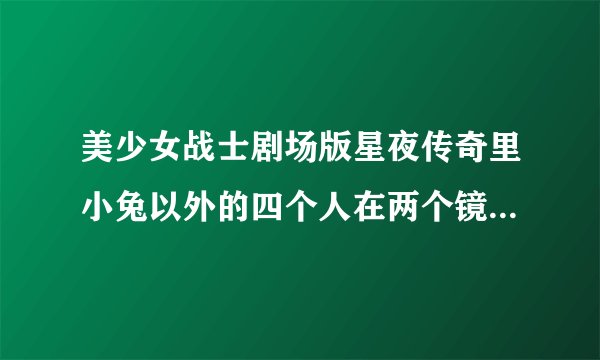 美少女战士剧场版星夜传奇里小兔以外的四个人在两个镜头中分别有一段关于自己和小兔之间的回忆什么意思？