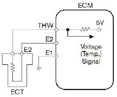 在汽车电路图中thw什么意思