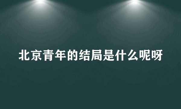 北京青年的结局是什么呢呀