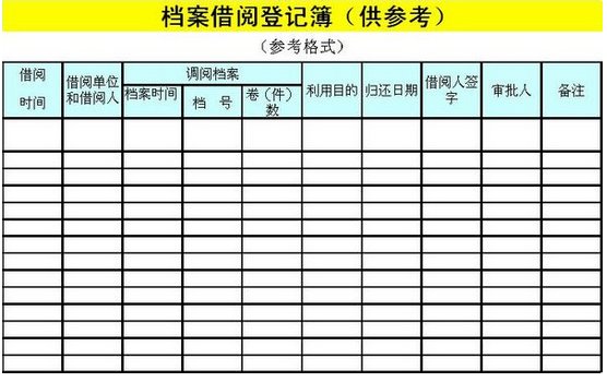 如何制作会计档案查询借阅登记一览表？