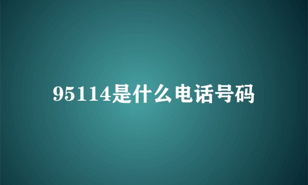 95114是什么电话号码