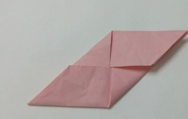 立体三角形折纸教程