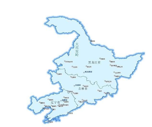 东北三省地图是什么？