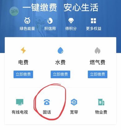 座机电话费可以网上充值吗？