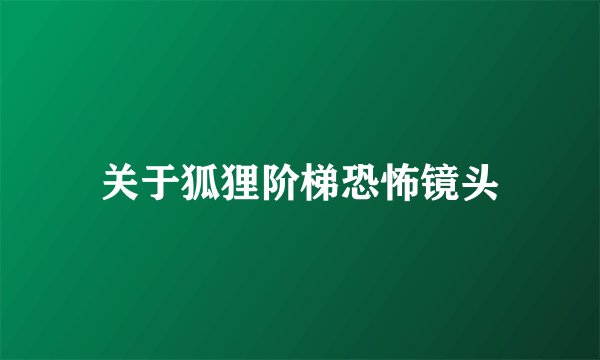 关于狐狸阶梯恐怖镜头
