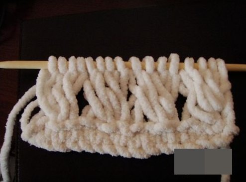 镂空围巾的织法