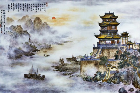 落霞与孤鹜齐飞秋水共长天一色秋水指什么