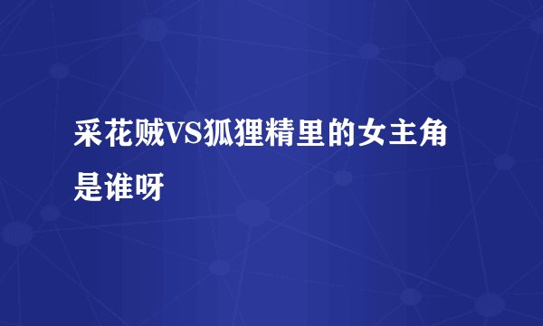 采花贼VS狐狸精里的女主角是谁呀