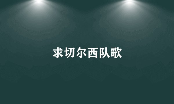 求切尔西队歌