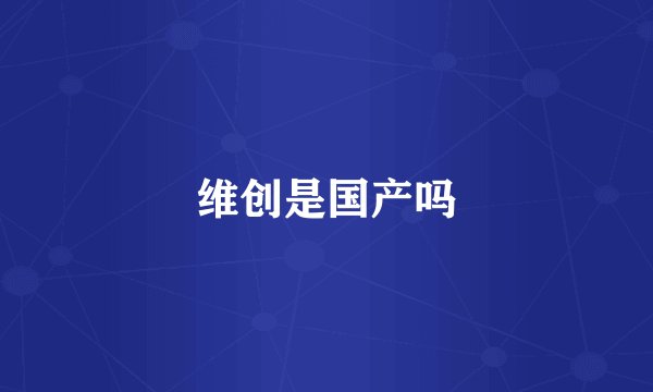 维创是国产吗