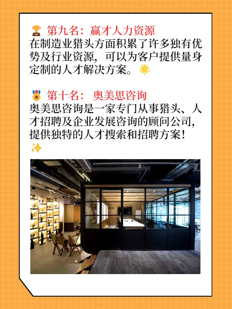 猎头公司前十名