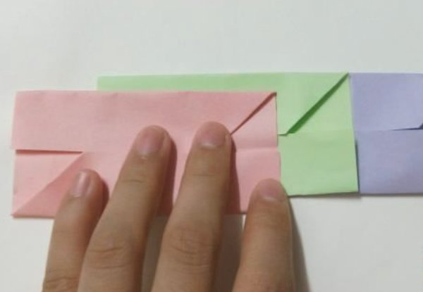 立体三角形折纸教程