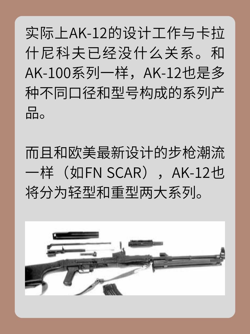 轻武器科普之AK200AK12