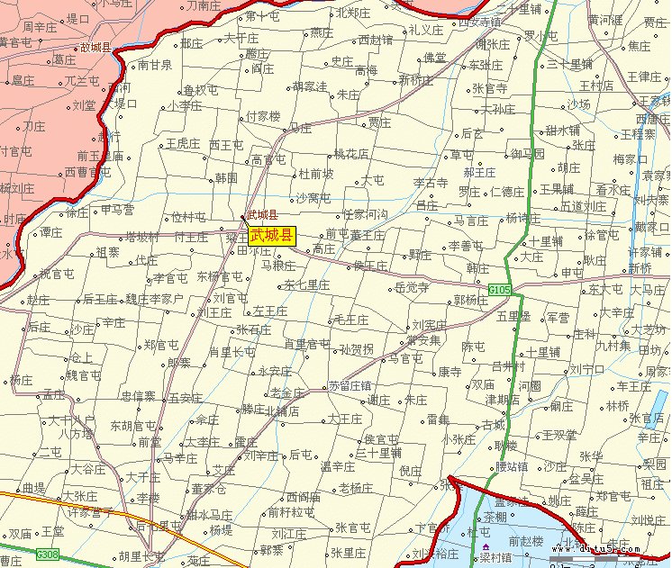 徳州武城县地图