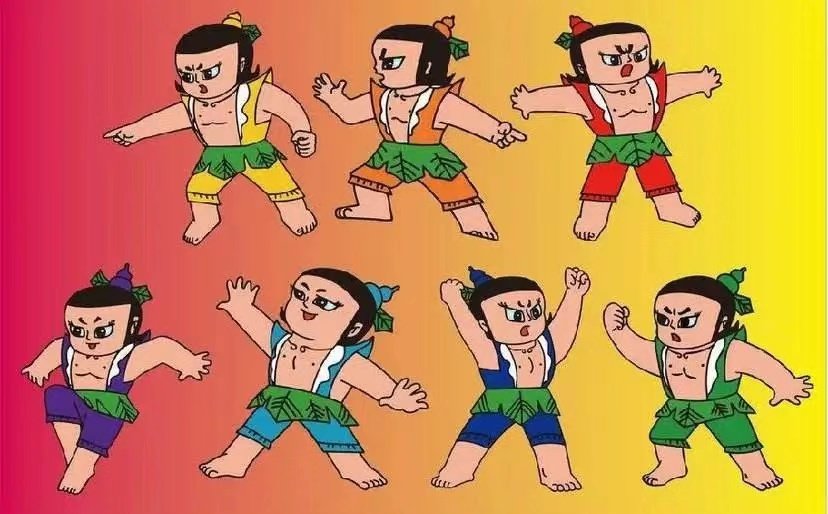 葫芦娃七个兄弟的名字是什么？