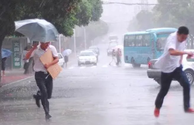 风雨交加造句短句
