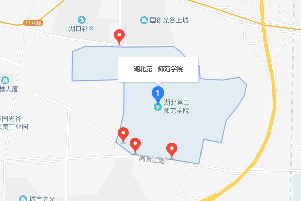 湖北第二师范学院的具体地址是什么？邮编？