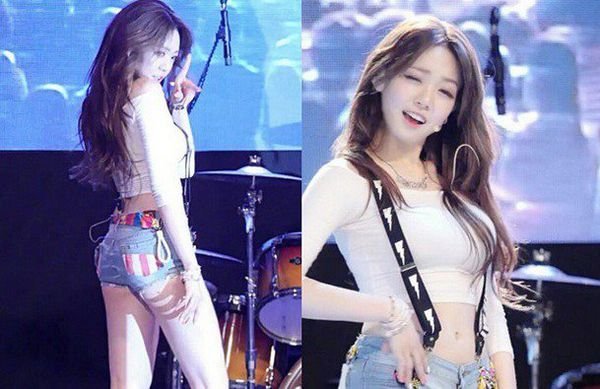 请问这个韩国组合是什么组合呢，这个女的叫什么呀