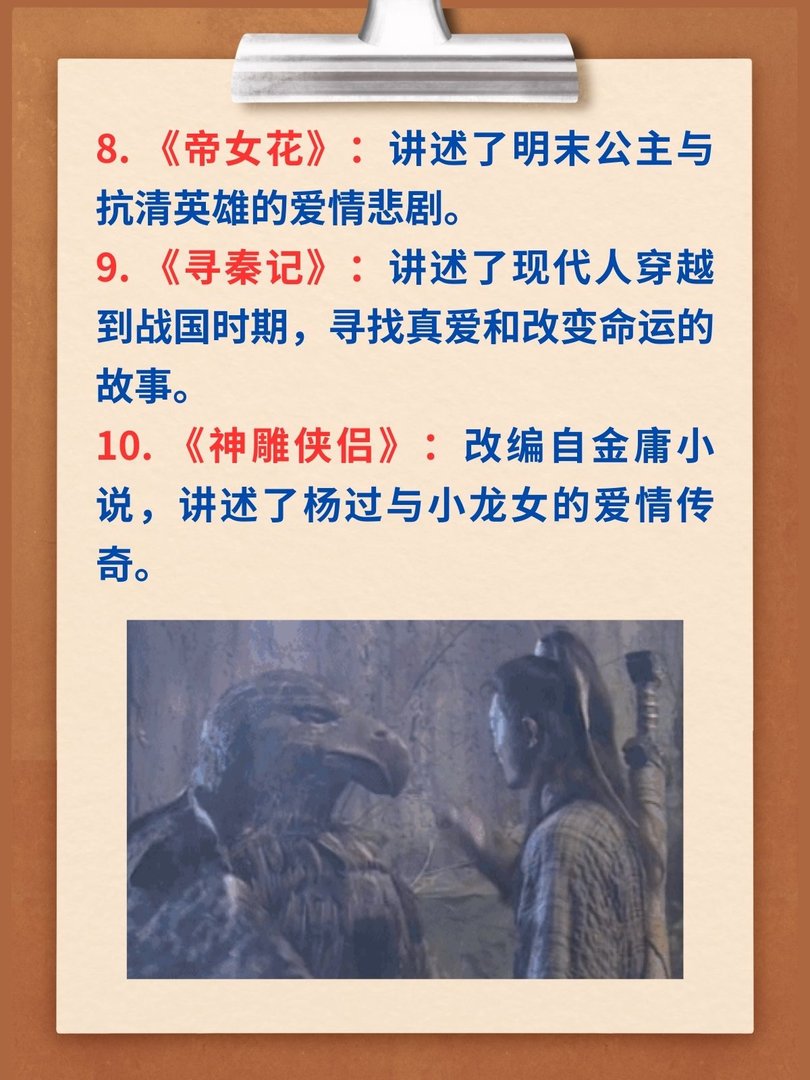 tvb古装剧大全列表