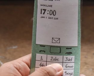 怎么用纸做手机